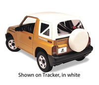 Bestop 95-98 Tracker/Sidekick Replace A-Top (White Denim Clear Windows No Door Skins Included)