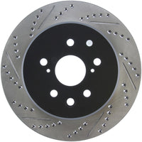StopTech Slotted & Drilled Sport Brake Rotor Right Rear 13-14 Lexus GS300/350/400/430