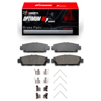 R1 Concepts R1 90-92 Lexus LS400 Rear Optimum OE Brake Pads & Hardware Kit