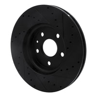 R1 Concepts R1 10-25 Buick Allure Front Left Drilled & Slotted Black Brake Rotor