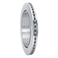 R1 Concepts R1 10-16 Cadillac SRX Rear Right Drilled & Slotted Silver Brake Rotor