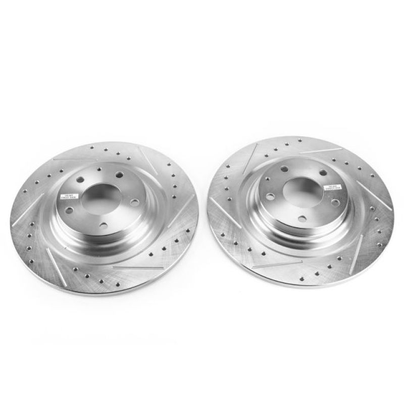 PowerStop Power Stop 16-18 Mazda CX-9 Rear Evolution Drilled & Slotted Rotors - Pair