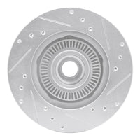 R1 Concepts R1 95-97 Ford Ranger (USA/Canada) Front Left Drilled & Slotted Silver Brake Rotor