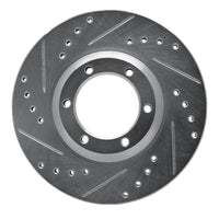 R1 Concepts R1 84-87 Isuzu TROOPER Front Left Drilled & Slotted Silver Brake Rotor