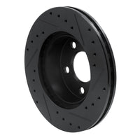R1 Concepts R1 95-02 Ford Ranger (USA/Canada) Front Left Drilled & Slotted Black Brake Rotor