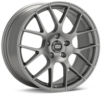 Enkei Raijin 18x8.5 50mm Offset 5x114.3 Bolt Pattern 72.6 Bore Diameter Hyper Silver Wheel