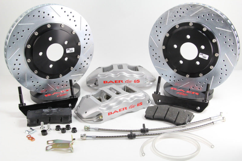 Baer Brakes 05-10 Chrysler 300 15in Extreme+ Front Brake Kit-Silver-