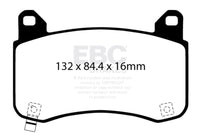 EBC 2020+ Tesla Model Y Electric Performance Bluestuff Front Brake Pads