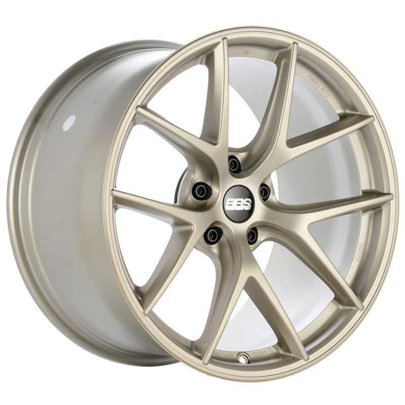 BBS Unlimited CI-R 19x10 ET35 (Face 3) Satin White-Gold Wheel
