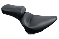 Mustang Motorcycle Mustang 84-06 Harley Standard Rear Tire Touring 1PC Seat - Black