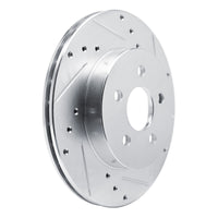 R1 Concepts R1 88-88 Pontiac Fiero Rear Right Front Right Drilled & Slotted Silver Brake Rotor