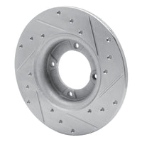R1 Concepts R1 74-84 Ford COURIER (USA/Canada) Front Left Drilled & Slotted Silver Brake Rotor