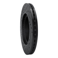 R1 Concepts R1 07-14 Nissan Cube Front Right Drilled & Slotted Black Brake Rotor