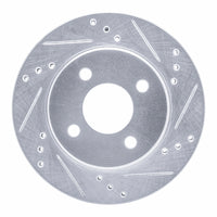 R1 Concepts R1 95-96 Dodge Neon (USA/Canada) Front Right Drilled & Slotted Silver Brake Rotor