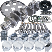 Eagle Chevy 350 1Pc 3.750in Crank 5.700in I-Beam Rods 4.040in Pistons 168 Tooth FP Balanced Assembly