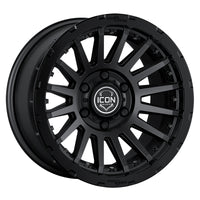 ICON Recon Pro 18x9 6 x 5.5 25mm Offset 6in BS 95.1mm Bore Satin Black Wheel