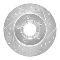 R1 Concepts R1 93-94 Ford Explorer Front Right Drilled & Slotted Silver Brake Rotor