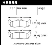 Hawk Performance Hawk 06-10 Jeep Commander / 05-10 Grand Cherokee / 05-10 Armada / 04 Pathfinder / 04-10 Tital 5.6L /