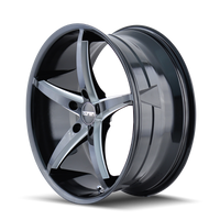 Touren 3270 TR70 17x7.5 / 5x120 BP / 40mm Offset / 74.1mm Hub Gloss Black Milled Wheel