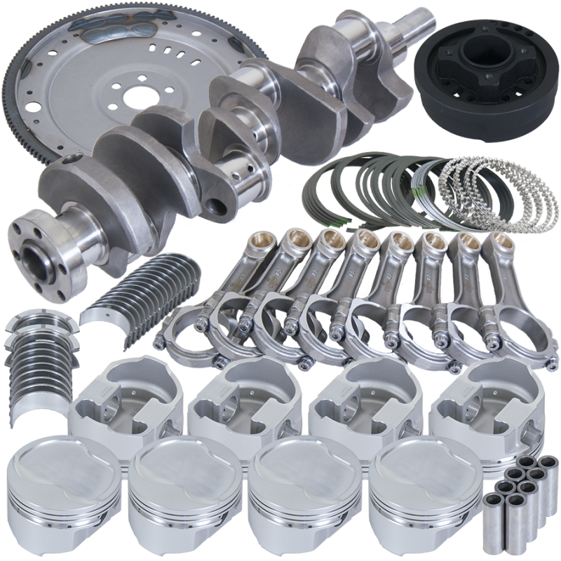 Eagle Ford 302 3.000in Crank 5.090in I-Beam Rods 4.060in Pistons 164 Tooth FW Balanced Assembly