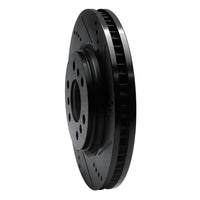 R1 Concepts R1 06-09 Buick Terraza Front Right Drilled & Slotted Black Brake Rotor