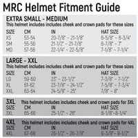 Rugged Radios MRC Stage 1 - UTV Play Helmet Wired OFFROAD and STX STEREO LG- 2XL