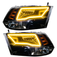 ORACLE Lighting Oracle 09-17 RAM 1500 Quad Pre-Assembled Headlights - Black Housing - w/o Controller