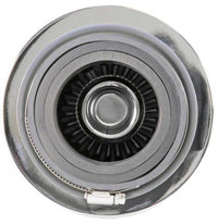 K&N Engineering K&N Universal Filter Chrome Round Tapered White - 4in Flange ID x 1.125in Flange Length x 5.5in H