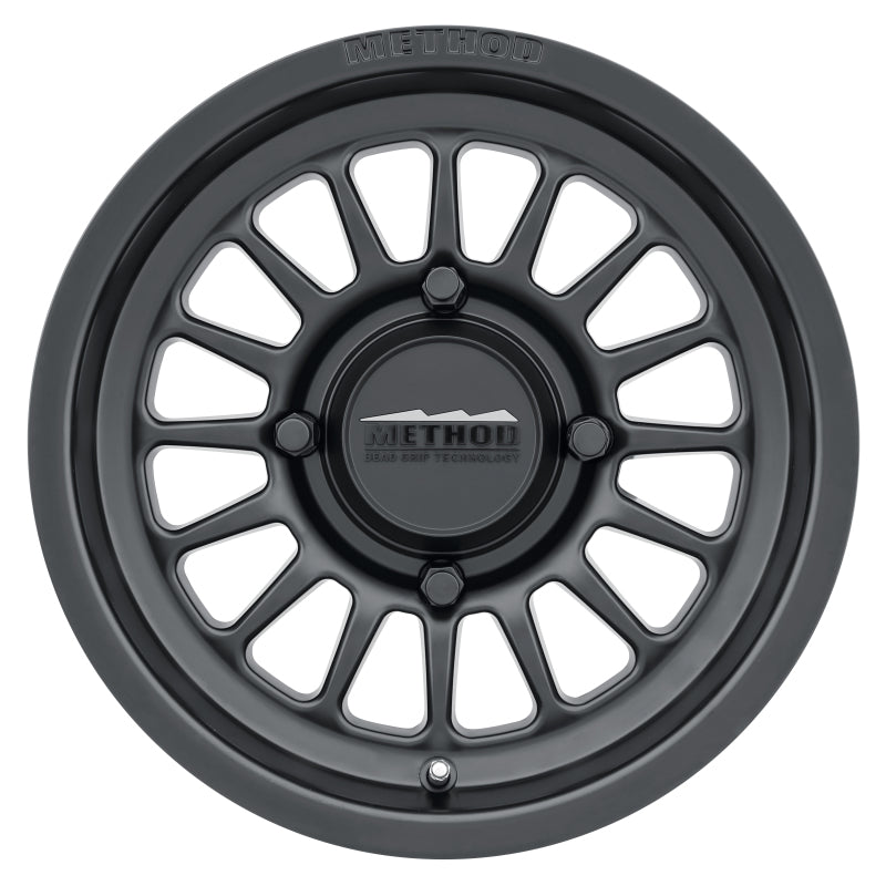 Method Wheels Method MR411 Bead Grip 15x7 / 5+2/38mm Offset / 4x156 / 132mm CB Matte Black Wheel