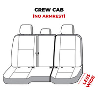 Covercraft 11-24 Dodge Ram Polycotton SeatSaver Custom Second Row Seat Covers - Taupe