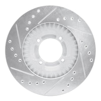 R1 Concepts R1 83-89 Isuzu Impulse Front Right Drilled & Slotted Silver Brake Rotor