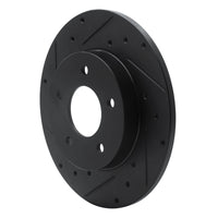 R1 Concepts R1 92-05 Buick LeSabre Rear Left Drilled & Slotted Black Brake Rotor