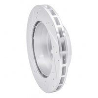R1 Concepts R1 91-97 Porsche 911 Right Rear Drilled & Slotted Silver Brake Rotor
