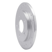 R1 Concepts R1 88-94 Buick Regal Rear Left Drilled & Slotted Silver Brake Rotor