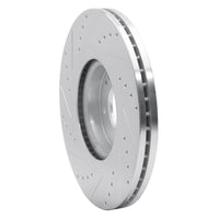 R1 Concepts R1 15-21 Kia SEDONA Front Right Drilled & Slotted Silver Brake Rotor