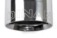 Dinan Double-Walled 4in Clamp-On Exhaust Tip - Polished - 4in Outlet / 3in Inlet