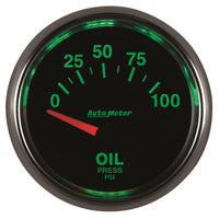 Autometer GS 0-100 PSI Short Sweep Electronic Oil Pressure Gauge