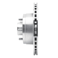R1 Concepts R1 1987-1990 Dodge Dakota RWD Front Right Drilled & Slotted Silver Brake Rotor