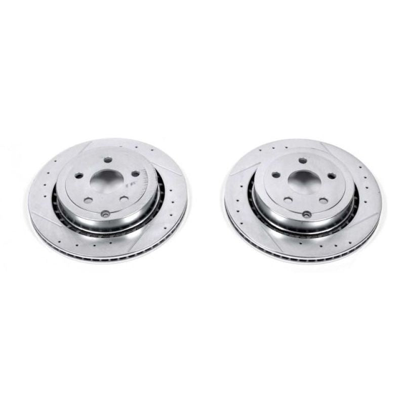 PowerStop Power Stop 11-17 Chevrolet Caprice Rear Evolution Drilled & Slotted Rotors - Pair