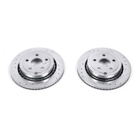 PowerStop Power Stop 11-17 Chevrolet Caprice Rear Evolution Drilled & Slotted Rotors - Pair