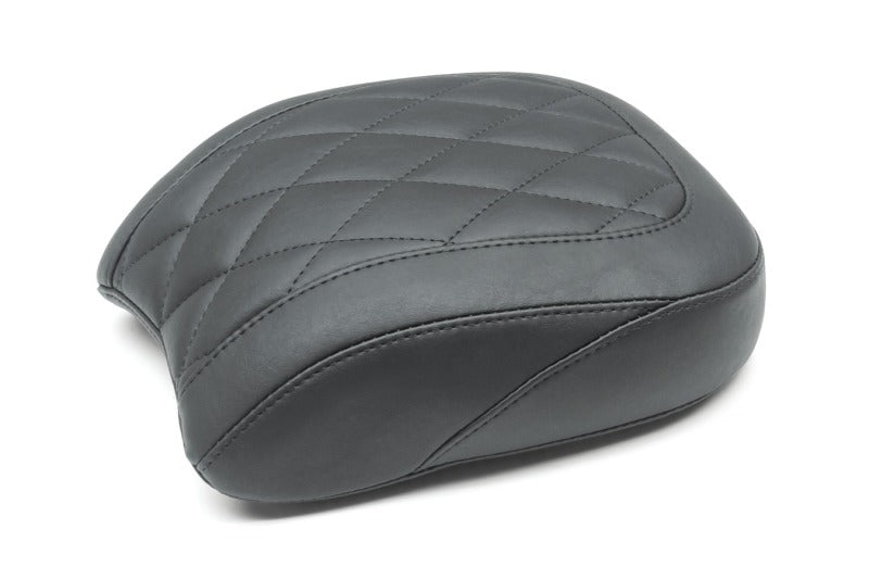 Mustang Motorcycle Mustang 18-21 Harley Low Rider, Sport Glide Wide Tripper Passenger Seat Diamond Stitch - Black