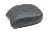 Mustang Motorcycle Mustang 18-21 Harley Low Rider, Sport Glide Wide Tripper Passenger Seat Diamond Stitch - Black