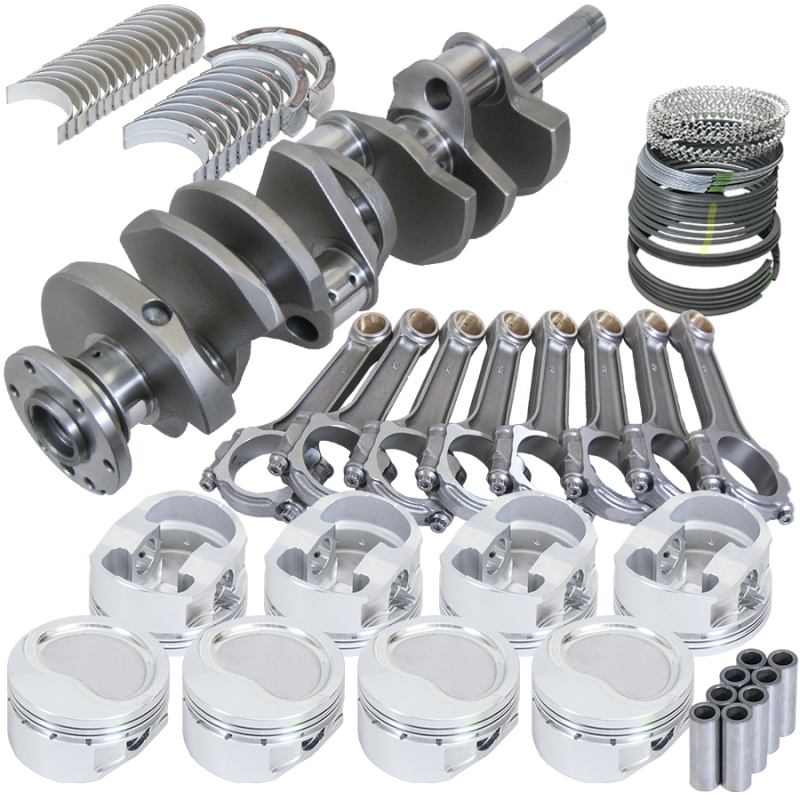 Eagle Ford FE 4.250in Crank 6.700in I-Beam Rods -17cc Inv Dome 4.270in Pistons Rotating Assembly