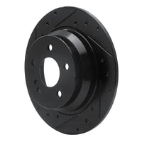 R1 Concepts R1 03-16 Mercedes-Benz E280 (Canada) Rear Left Drilled & Slotted Black Brake Rotor