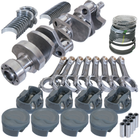 Eagle Chevy LT1350 1Pc 3.750in Crank 6.000in I-Beam Rods -16cc 4.060in Pistons Rotating Assembly
