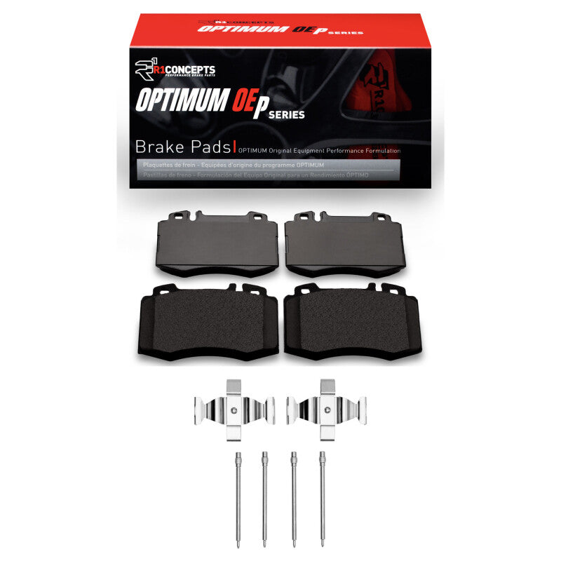 R1 Concepts R1 2003-2009 Mercedes-Benz C350 Front R1 Optimum OE Pads & Hardware Kit