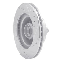 R1 Concepts R1 70-72 Dodge Charger Front Left Drilled & Slotted Silver Brake Rotor