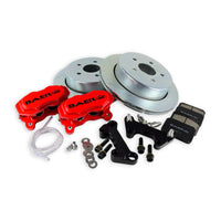 Baer Brakes 20-25 Jeep Gladiator 13in SS4 Rear SZ Brake Kit - Fire Red