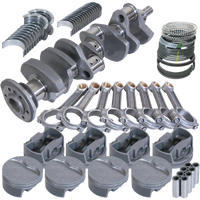 Eagle Chevy Pro Street 384 Rotating Assembly 4140 Crankshaft w/ 4340 I Beam Rods & Flat Top Pistons
