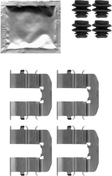 TEXTAR 82514100 Brake Pad Fitting Kit